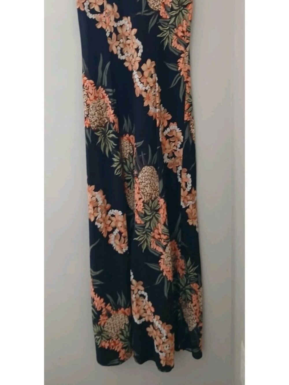 Vtg Hilo Hattie Hawaii Sleeveless Maxi Dress - Picture 8 of 8